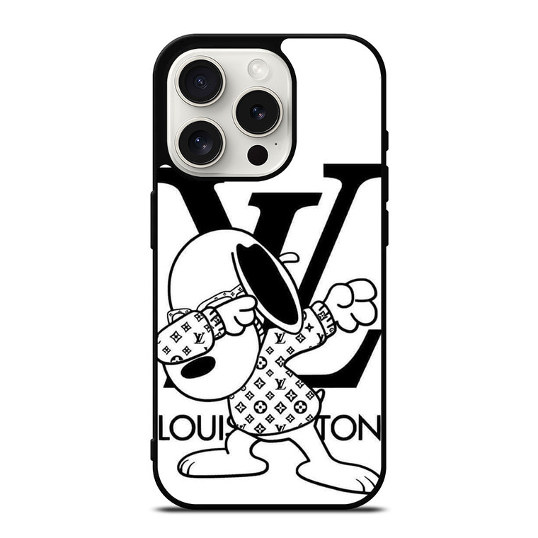 LOUIS VUITTON LV SNOOPY DAB iPhone 15 Pro Case Cover