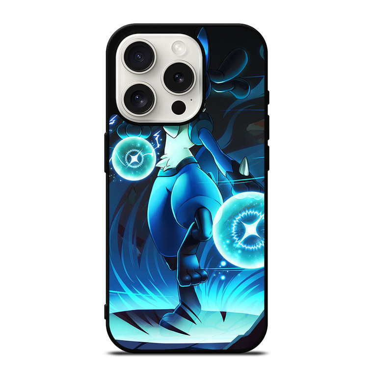 LUCARIO POKEMON GAMES iPhone 15 Pro Case Cover