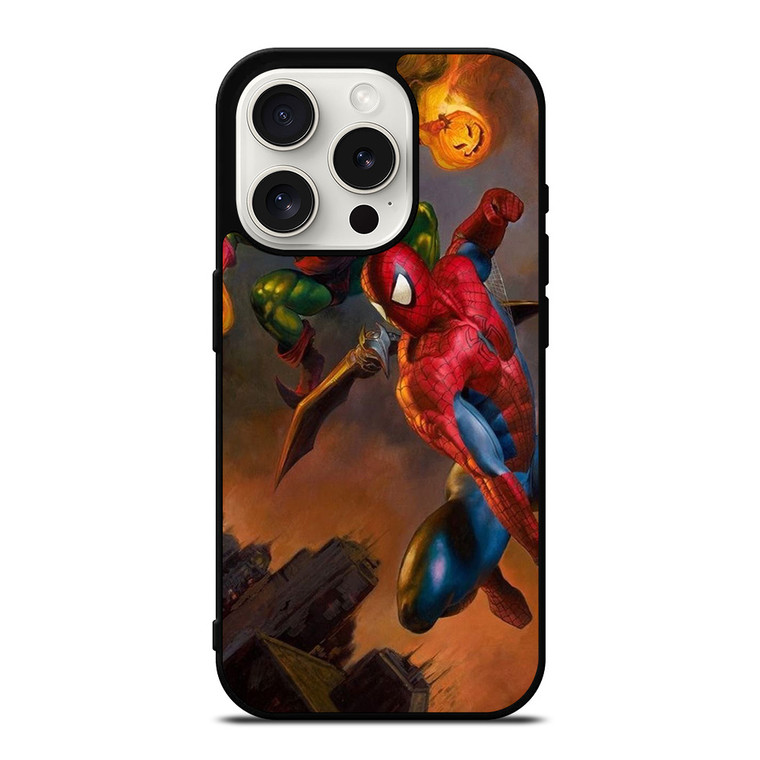 MARVEL SPIDERMAN GREEN GOBLIN iPhone 15 Pro Case Cover