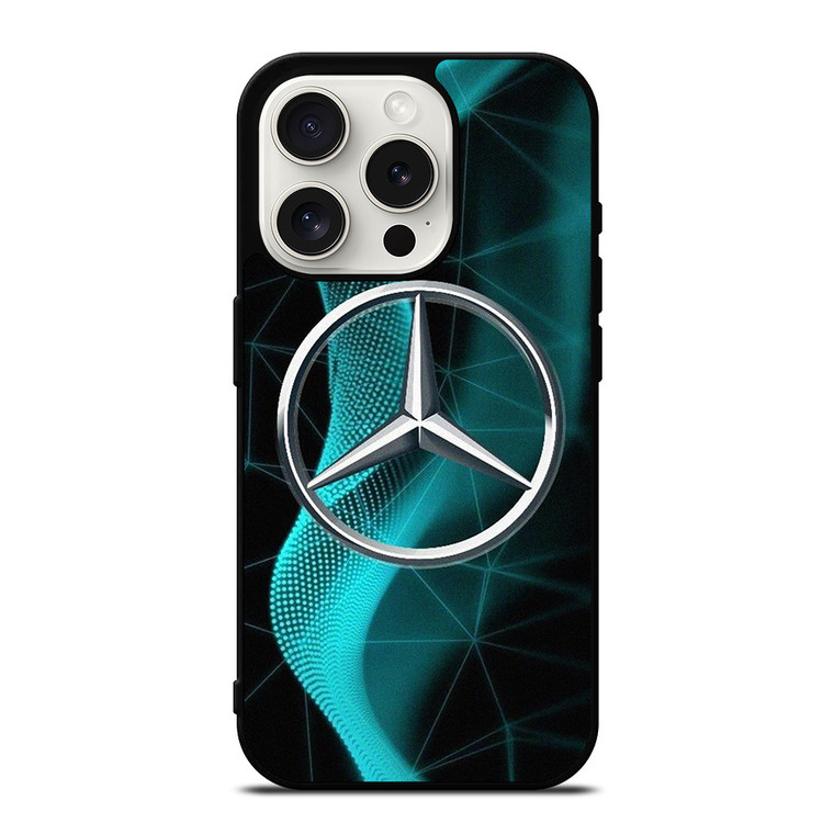 MERCEDES BENZ POLYGONAL LOGO iPhone 15 Pro Case Cover MERCEDES BENZ POLYGONAL LOGO iPhone 15 Pro Case Cover