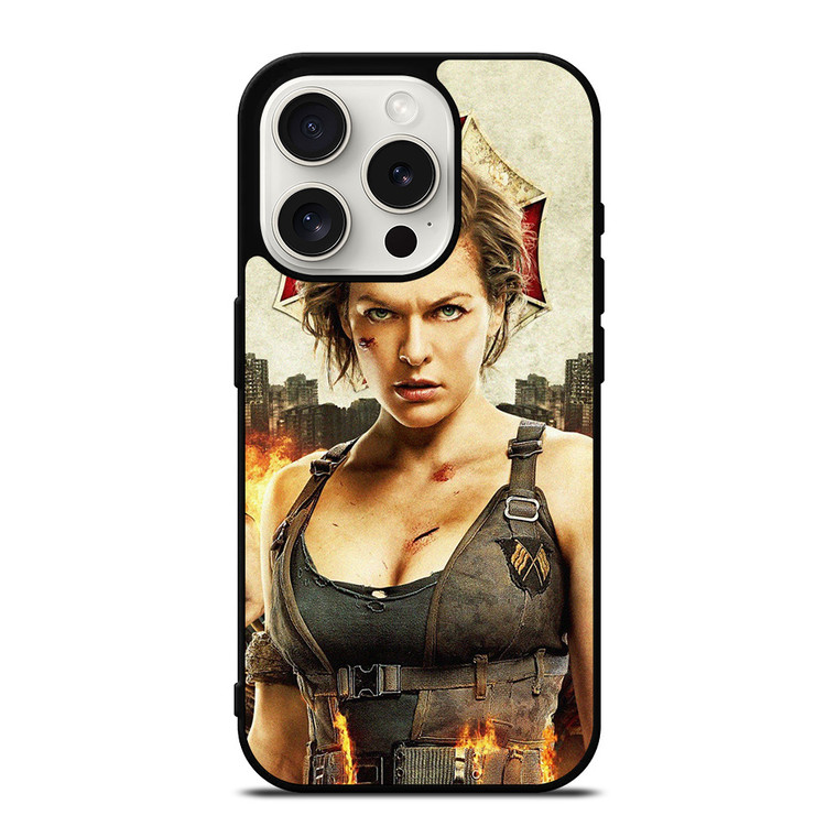 MILLA JOVOVICH RESIDENT EVIL 2 iPhone 15 Pro Case Cover MILLA JOVOVICH RESIDENT EVIL 2 iPhone 15 Pro Case Cover