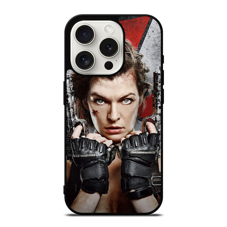 MILLA JOVOVICH RESIDENT EVIL MOVIES iPhone 15 Pro Case Cover MILLA JOVOVICH RESIDENT EVIL MOVIES iPhone 15 Pro Case Cover