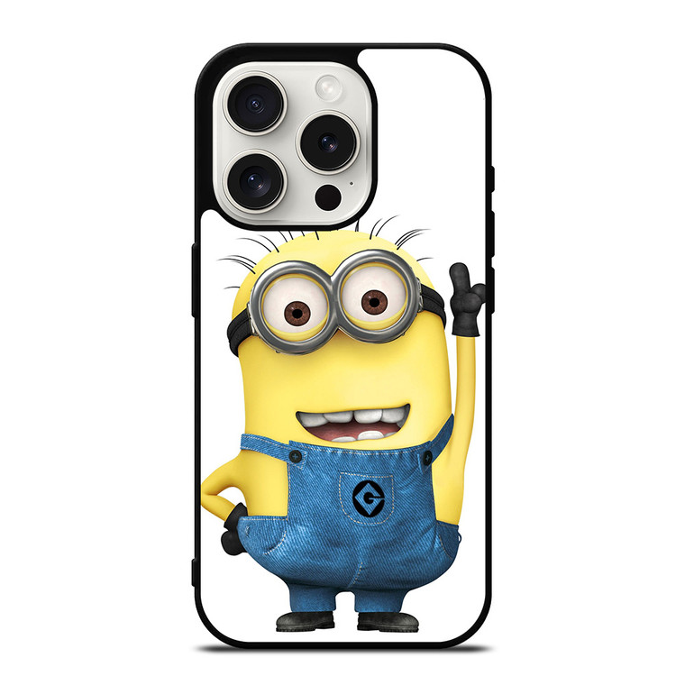 MINION BOB CARTOON iPhone 15 Pro Case Cover