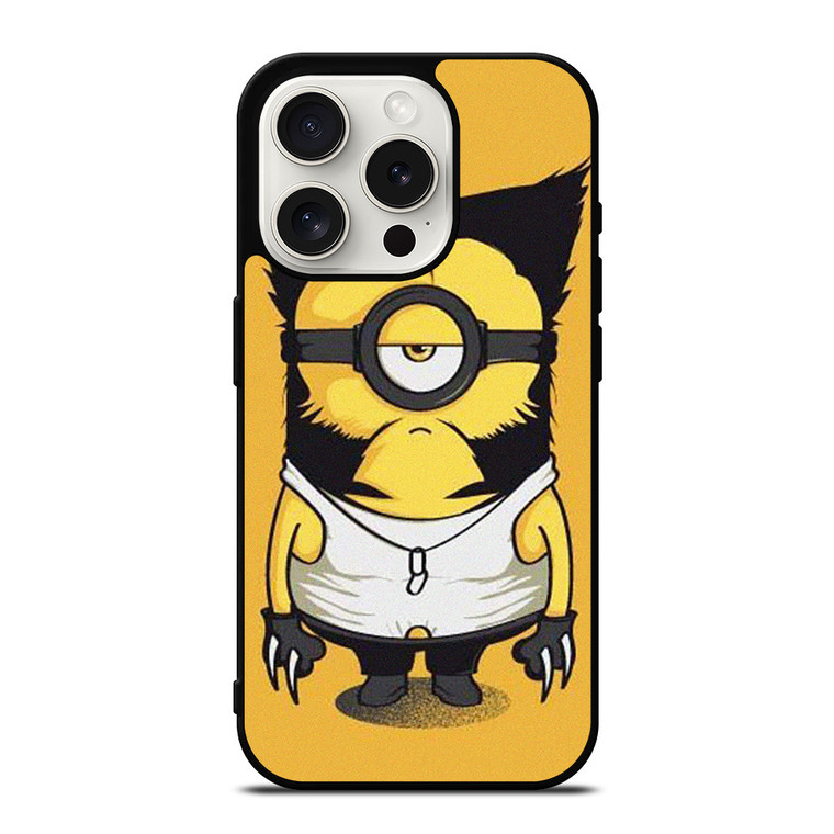 MINION WOLVERINES CARTOON iPhone 15 Pro Case Cover MINION WOLVERINES CARTOON iPhone 15 Pro Case Cover