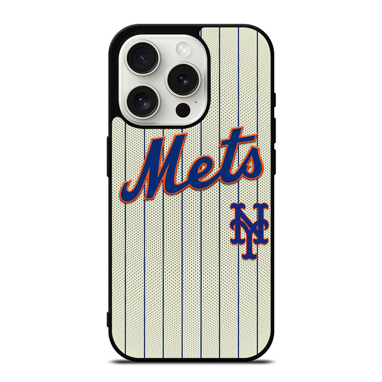 NEW YORK METS BASEBALL STRIPE SYMBOL iPhone 15 Pro Case Cover NEW YORK METS BASEBALL STRIPE SYMBOL iPhone 15 Pro Case Cover