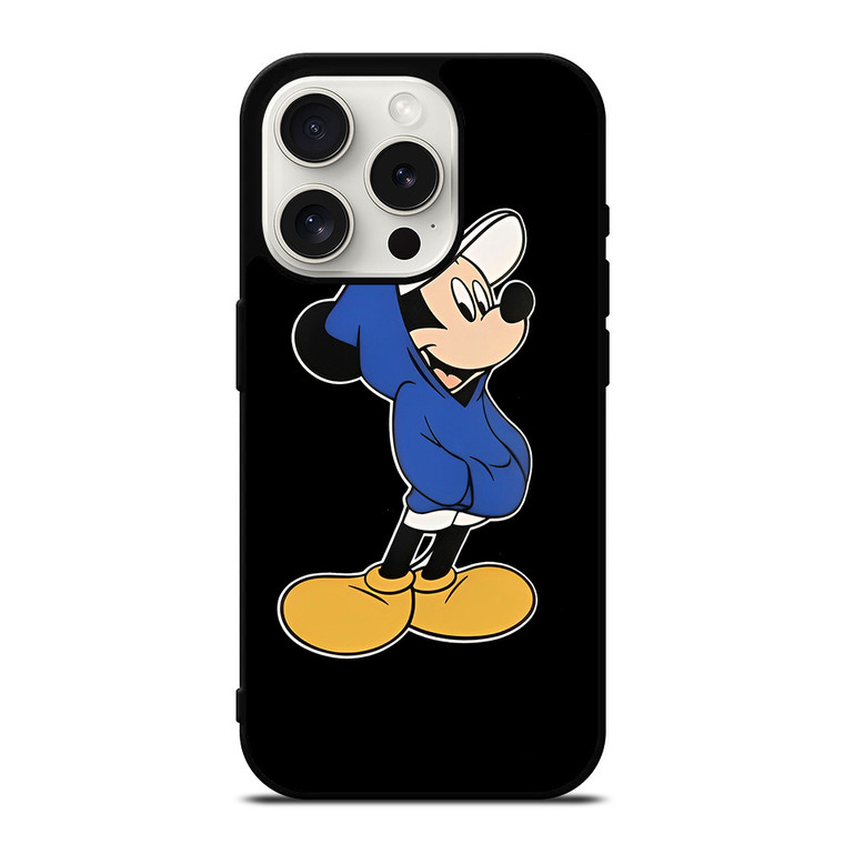 NEW YORK YANKEES MICKEY MOUSE BLACK iPhone 15 Pro Case Cover