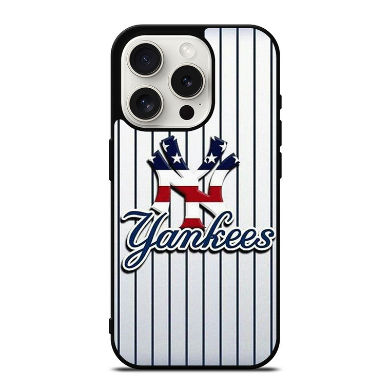 NEW YORK YANKEES USA FLAG STRIPE LOGO iPhone 15 Pro Case Cover NEW YORK YANKEES USA FLAG STRIPE LOGO iPhone 15 Pro Case Cover