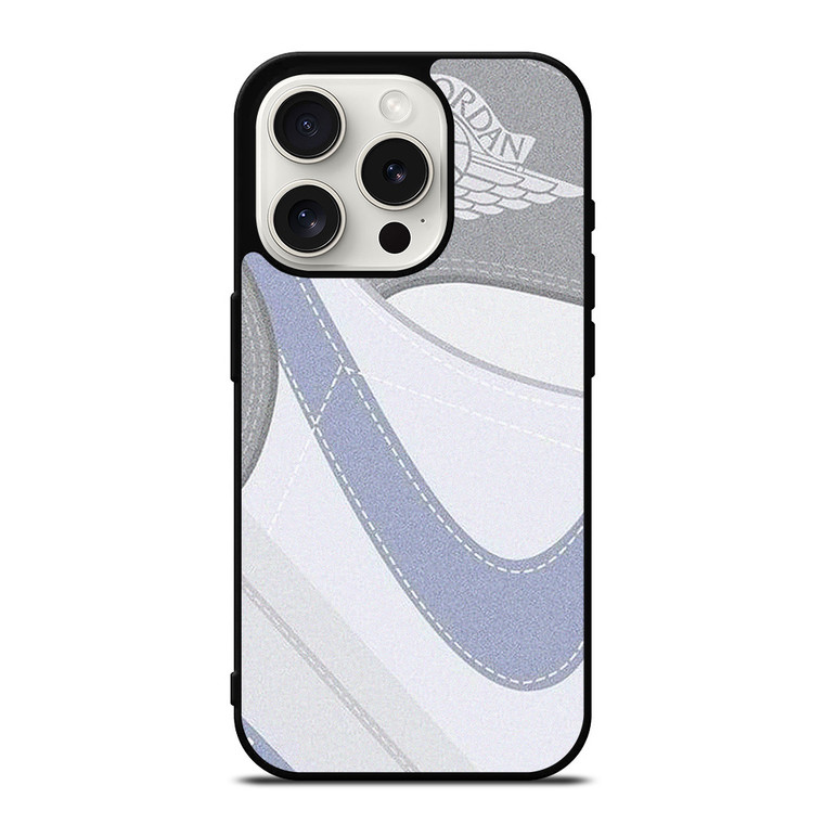NIKE AIR JORDAN 1 HIGH GREY iPhone 15 Pro Case Cover NIKE AIR JORDAN 1 HIGH GREY iPhone 15 Pro Case Cover