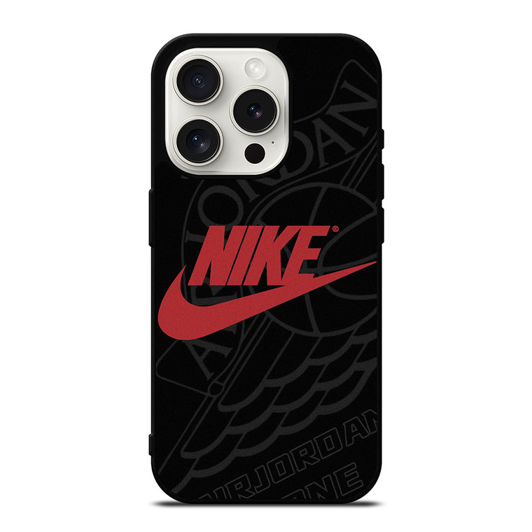NIKE AIR JORDAN ONE SILHOUETTE iPhone 15 Pro Case Cover NIKE AIR JORDAN ONE SILHOUETTE iPhone 15 Pro Case Cover