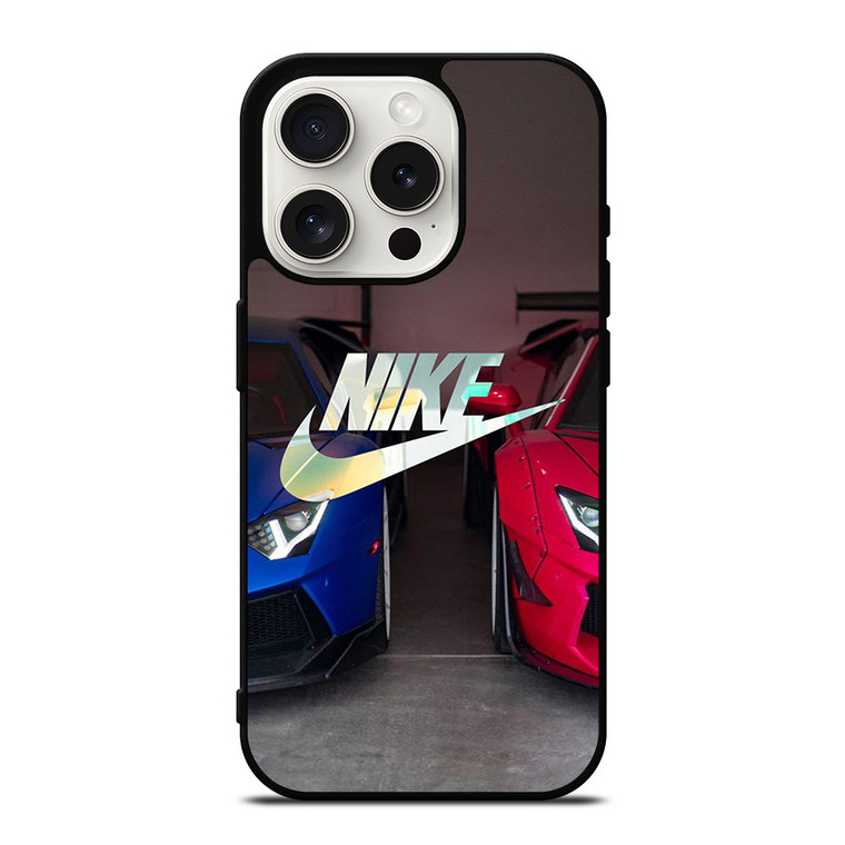 NIKE LAMBORGHINI LOGO iPhone 15 Pro Case Cover