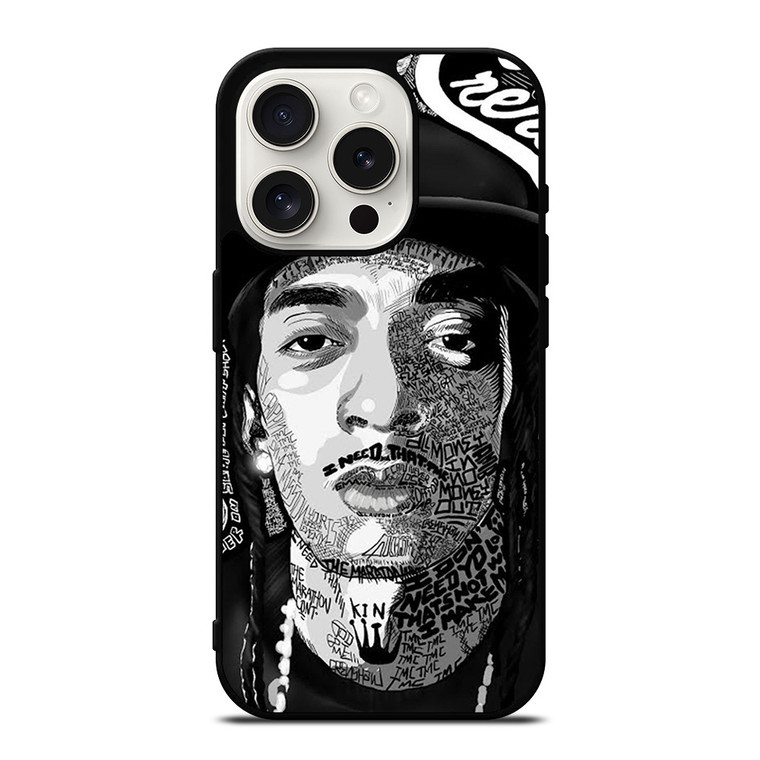 NIPSEY HUSSLE RAPPER ART iPhone 15 Pro Case Cover