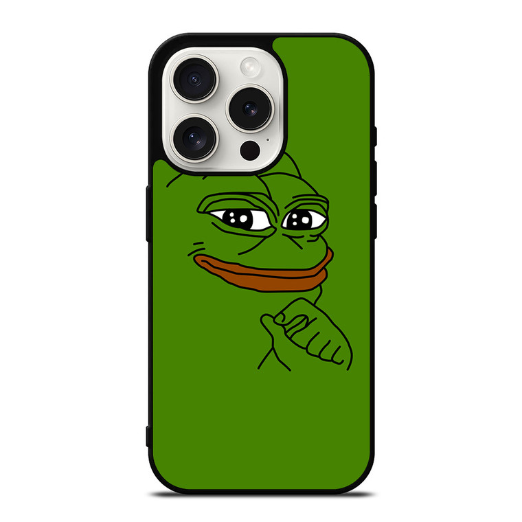 PEPE THE FROG REEEE iPhone 15 Pro Case Cover