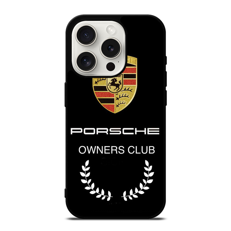 PORSCHE OWNERS CLUB LOGO iPhone 15 Pro Case Cover