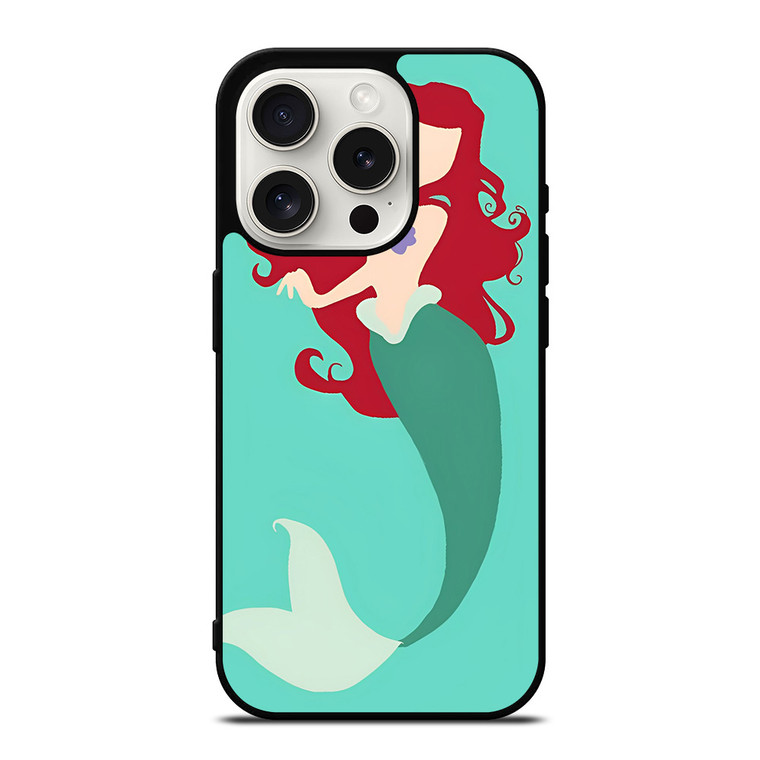 PRINCESS ARIEL LITTLE MERMAID MINIMALIST iPhone 15 Pro Case Cover