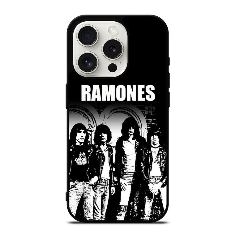 RAMONES ROCK BAND MEMBER iPhone 15 Pro Case Cover
