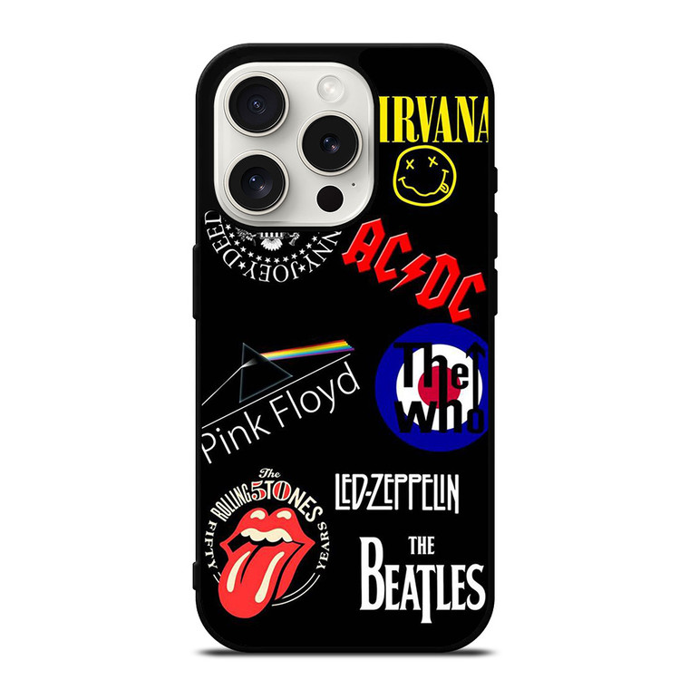 ROCK BAND LEGEND LOGO iPhone 15 Pro Case Cover