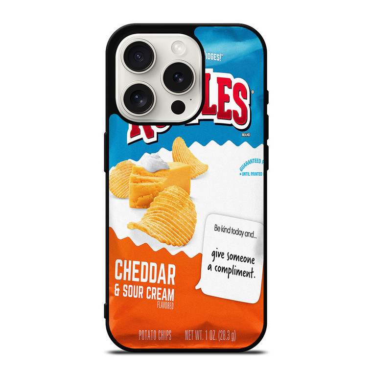 RUFFLES POTATO CHIPS CHEDDAR iPhone 15 Pro Case Cover RUFFLES POTATO CHIPS CHEDDAR iPhone 15 Pro Case Cover