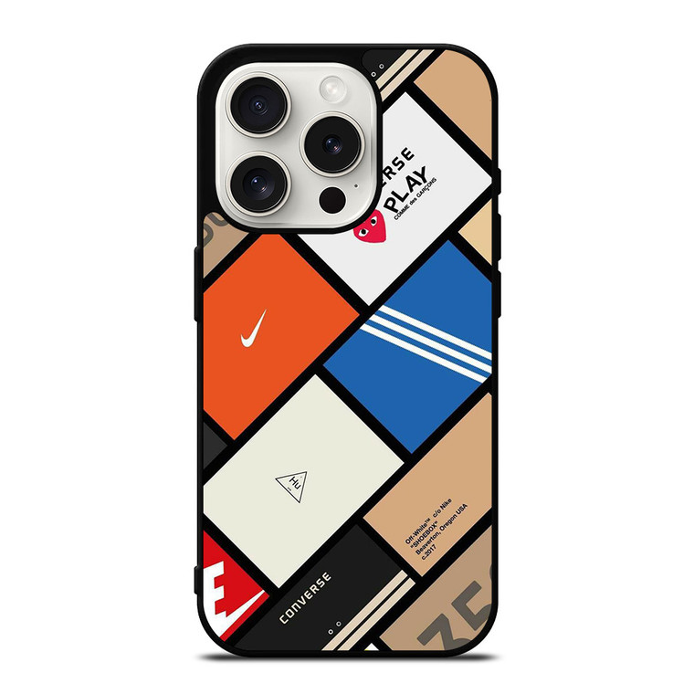 SNEAKERS BOXES COLLECTIONS iPhone 15 Pro Case Cover