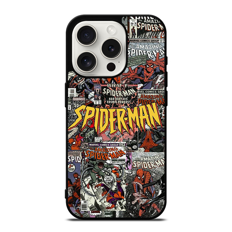 SPIDERMAN MARVEL COMICS iPhone 15 Pro Case Cover