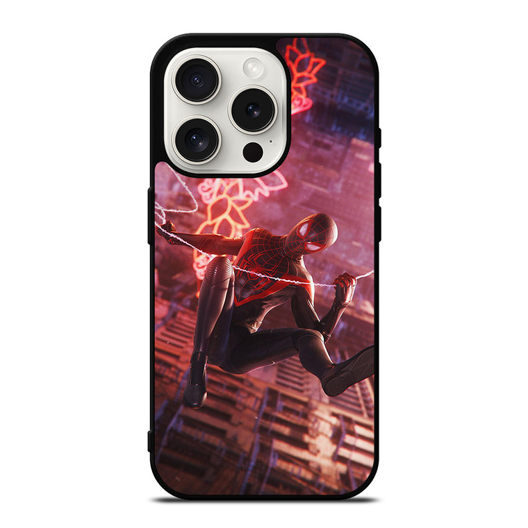 SPIDERMAN MILES MORALES GAMES iPhone 15 Pro Case Cover