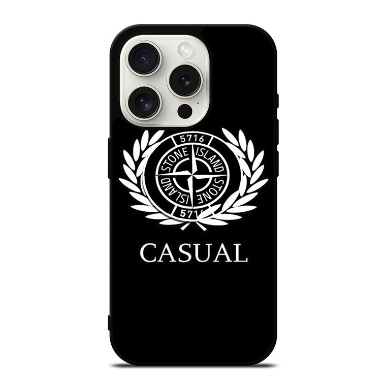 STONE ISLANS CASUAL LOGO iPhone 15 Pro Case Cover