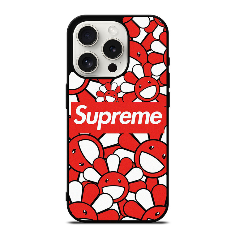 SUPREME TAKASHI MURAKAMI iPhone 15 Pro Case Cover SUPREME TAKASHI MURAKAMI iPhone 15 Pro Case Cover