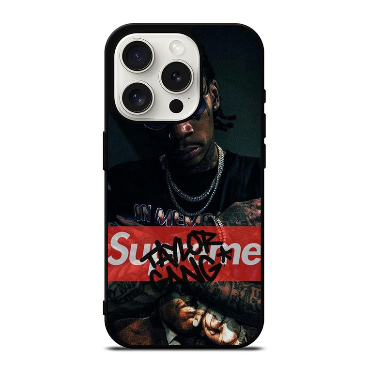 SUPREME TAYLOR GANF WIZ KHALIFA iPhone 15 Pro Case Cover