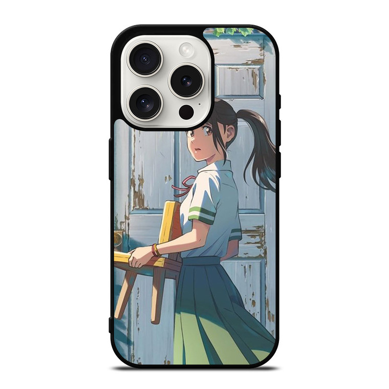 SUZUME NO TOJIMARI ANIME iPhone 15 Pro Case Cover