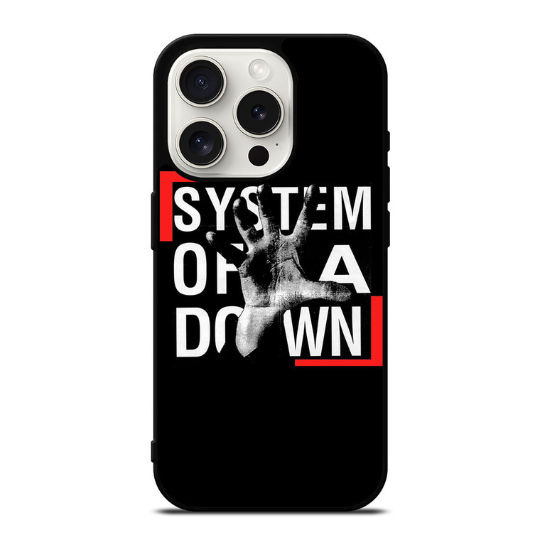 SYSTEM OF A DOWN METAL BAND LOGO iPhone 15 Pro Case Cover