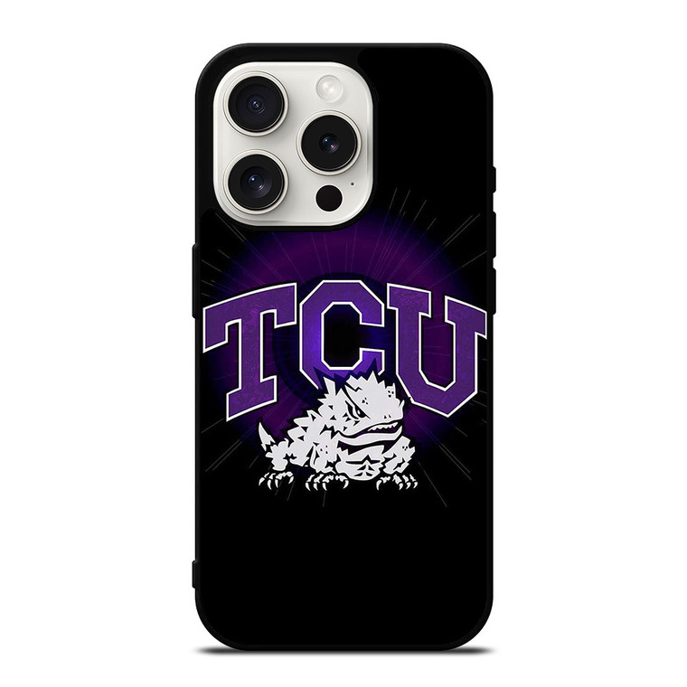 TCU TEXAS HORNED FROGS FOOTBALL iPhone 15 Pro Case Cover