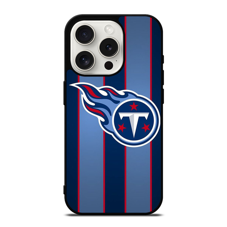 TENNESSEE TITANS STRIPE LOGO iPhone 15 Pro Case Cover