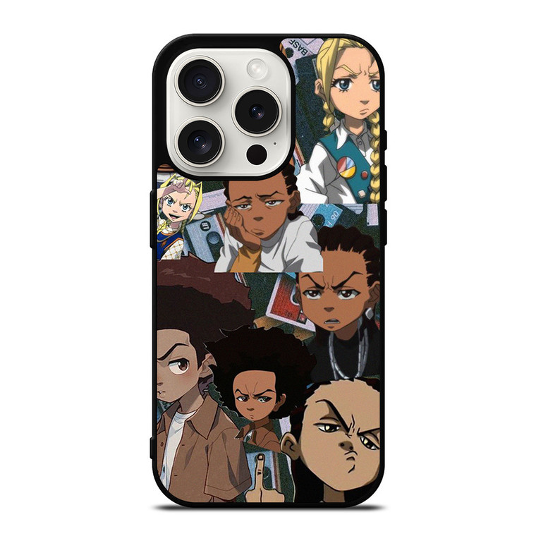 THE BOONDOCKS CARTOON COLLAGE iPhone 15 Pro Case Cover THE BOONDOCKS CARTOON COLLAGE iPhone 15 Pro Case Cover