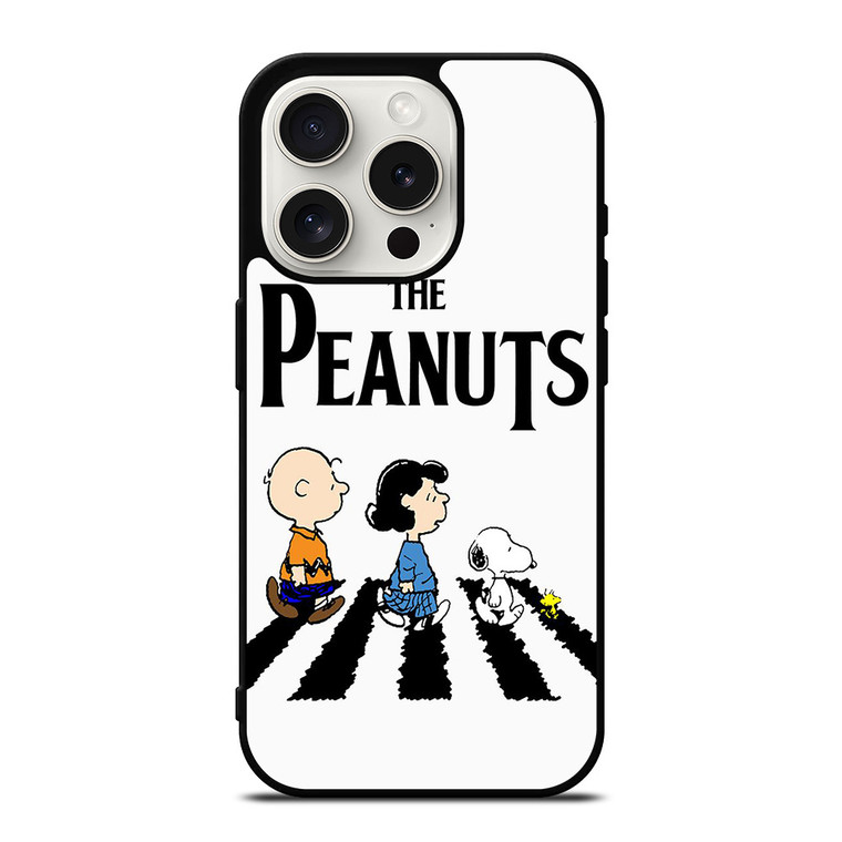 THE PEANUTS THE BEATLES ABBEY ROAD iPhone 15 Pro Case Cover