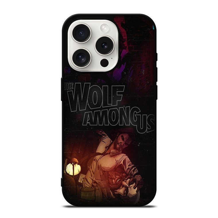 THE WOLF AMONG US GAMES POSTER iPhone 15 Pro Case Cover