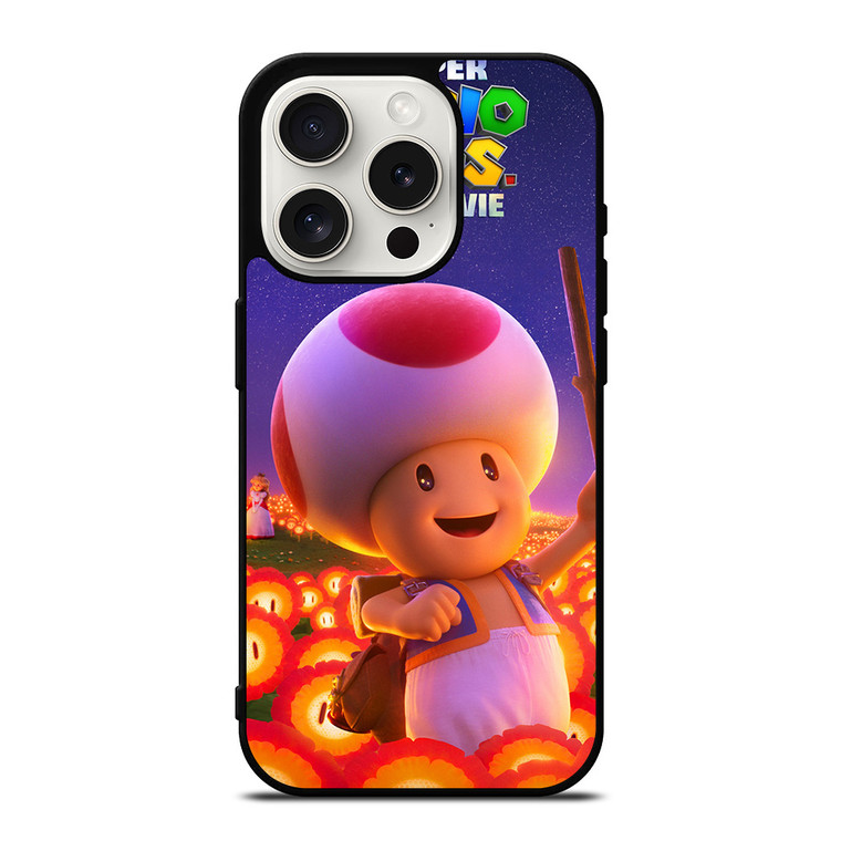 TOAD SUPER MARIO BROS MOVIE iPhone 15 Pro Case Cover