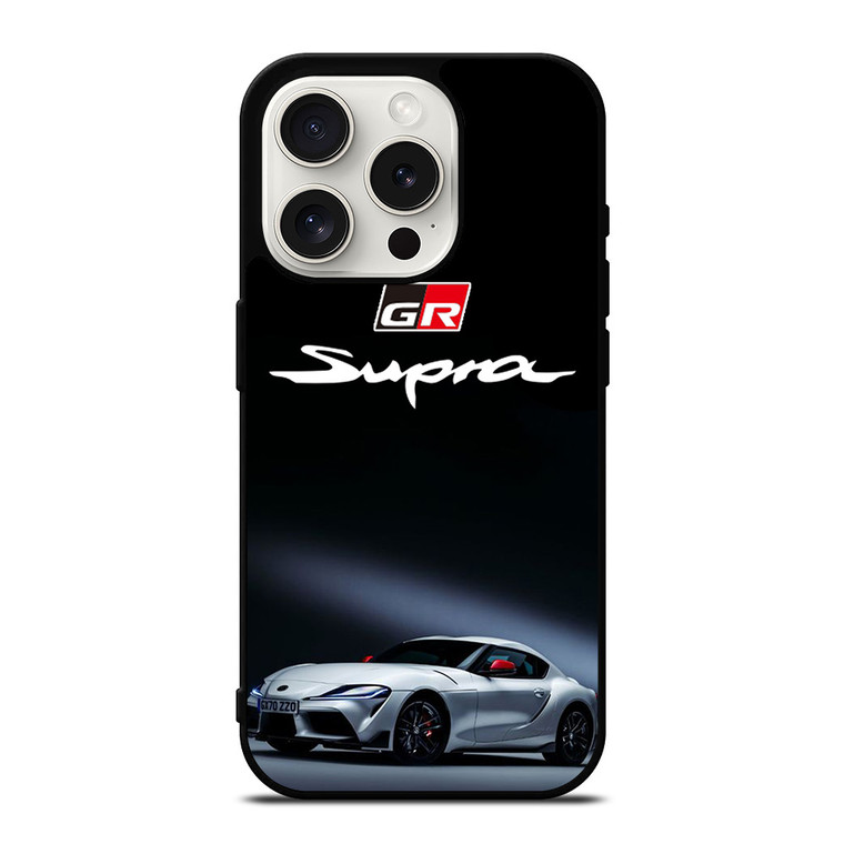 TOYOTA SUPRA GR LOGO iPhone 15 Pro Case Cover TOYOTA SUPRA GR LOGO iPhone 15 Pro Case Cover