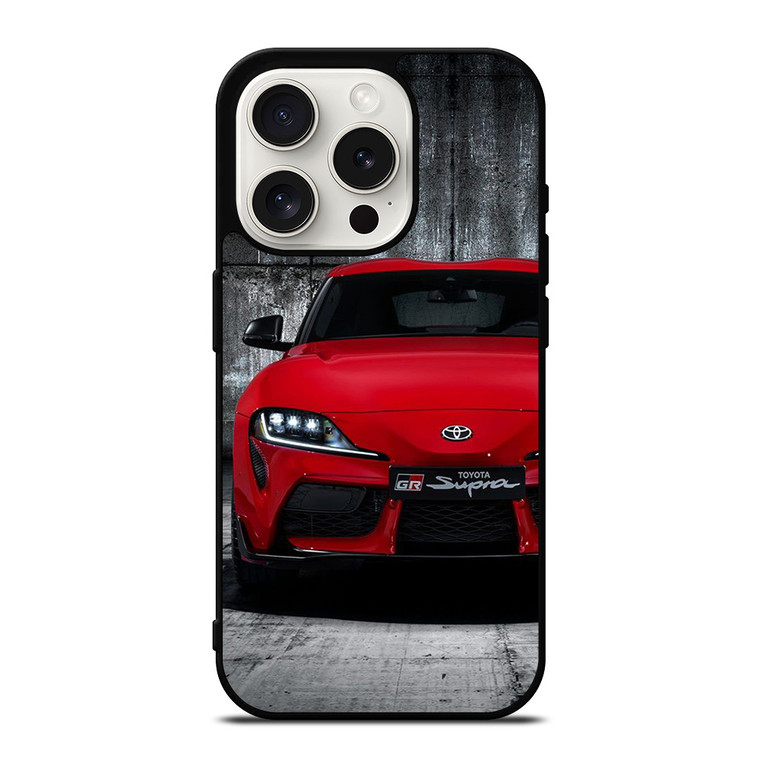 TOYOTA SUPRA GR RED iPhone 15 Pro Case Cover
