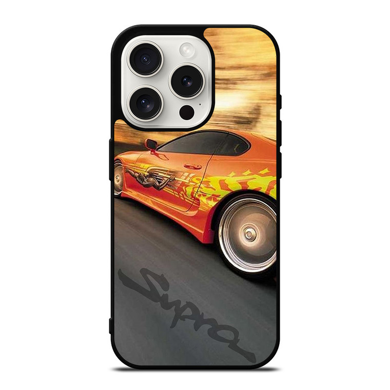 TOYOTA SUPRA PAUL WALKER LOGO iPhone 15 Pro Case Cover