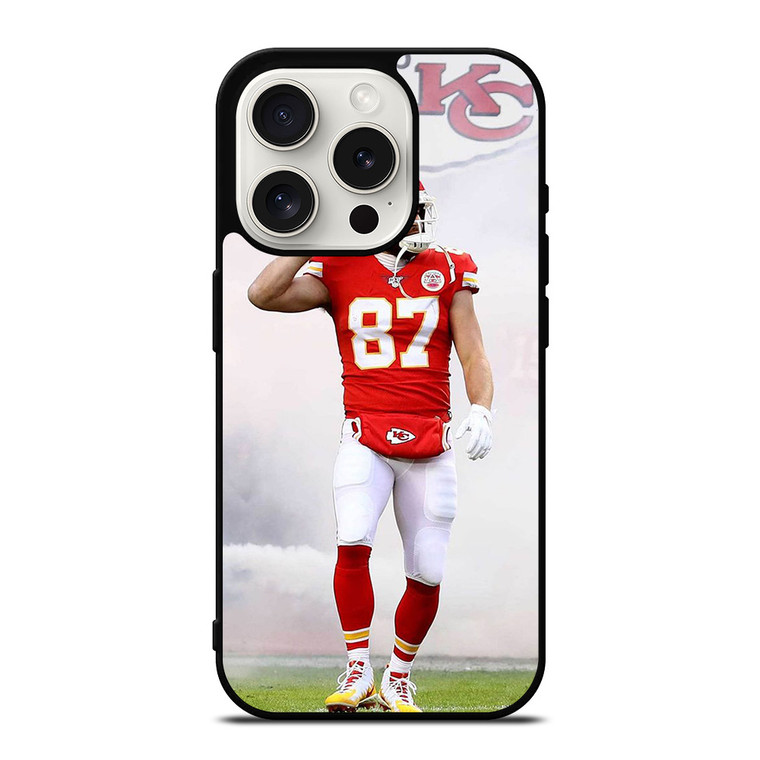 TRAVIS KELCE KANSAS CITY CHIEFS iPhone 15 Pro Case Cover