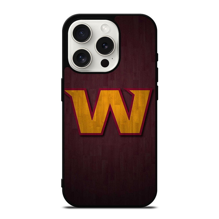 WASHINGTON COMMANDERS WOOD LOGO iPhone 15 Pro Case Cover WASHINGTON COMMANDERS WOOD LOGO iPhone 15 Pro Case Cover