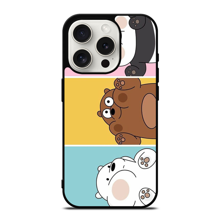 WE BARE BEARS CUTE COLLAGE iPhone 15 Pro Case Cover WE BARE BEARS CUTE COLLAGE iPhone 15 Pro Case Cover