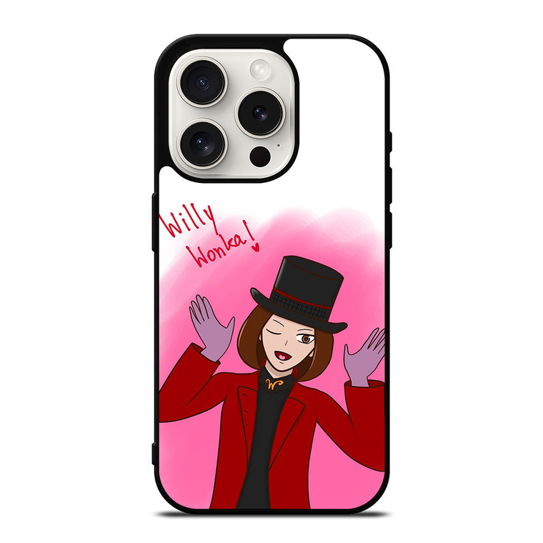 WILLY WONKA TIKTOK GUY ART iPhone 15 Pro Case Cover