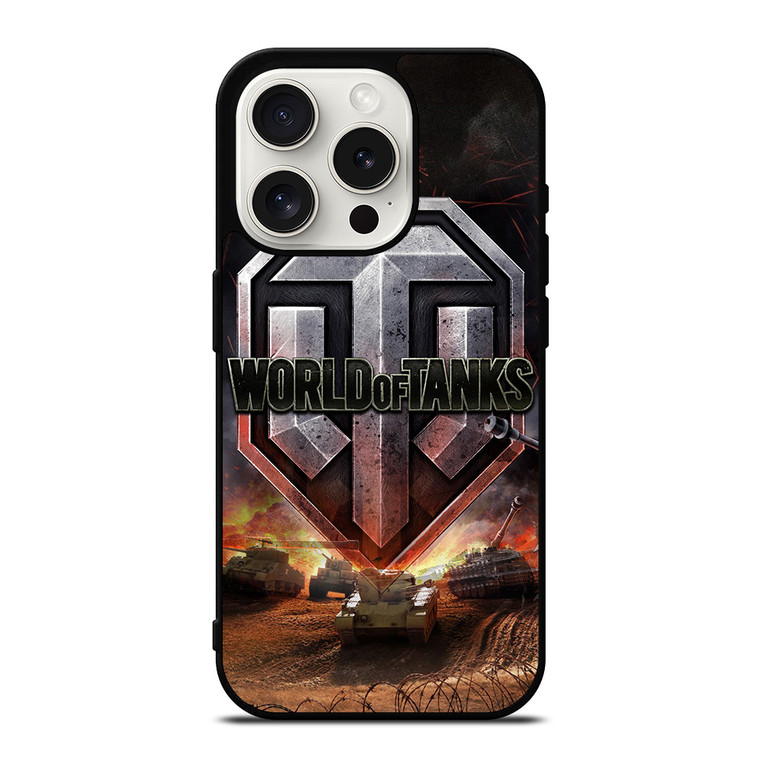 WORLD OF TANKS SHIELD LOGO iPhone 15 Pro Case Cover WORLD OF TANKS SHIELD LOGO iPhone 15 Pro Case Cover