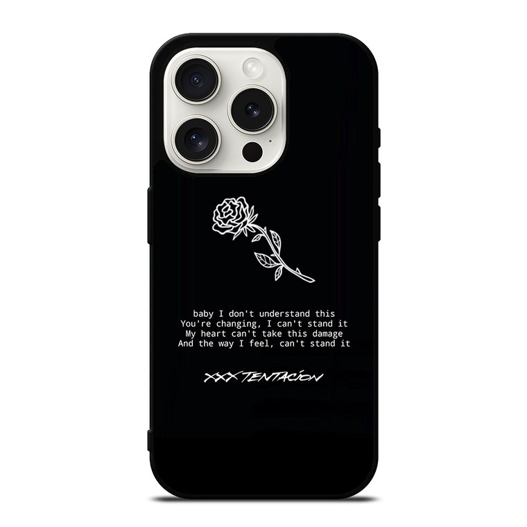 XXXTENTACION QUOTES LOGO iPhone 15 Pro Case Cover