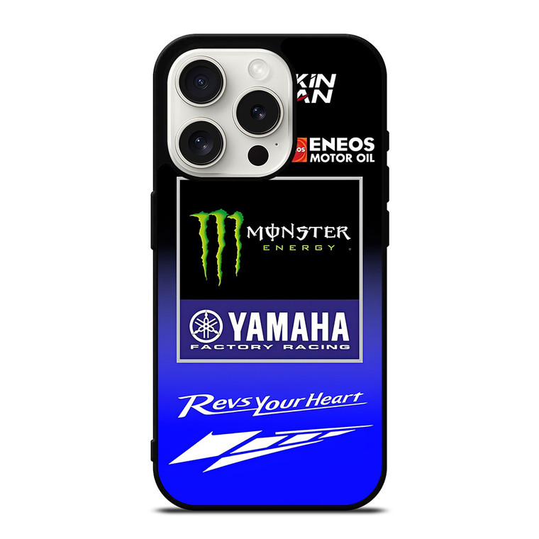 YAMAHA RACING MONSTER ENERGY 2 iPhone 15 Pro Case Cover