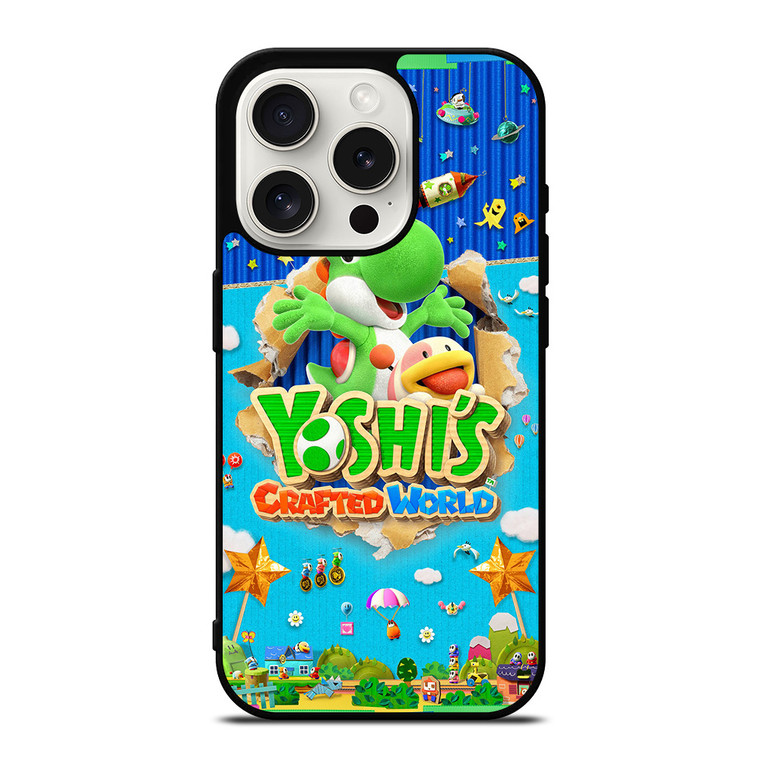 YOSHI CRAFTED WORLD GAMES POSTER iPhone 15 Pro Case Cover