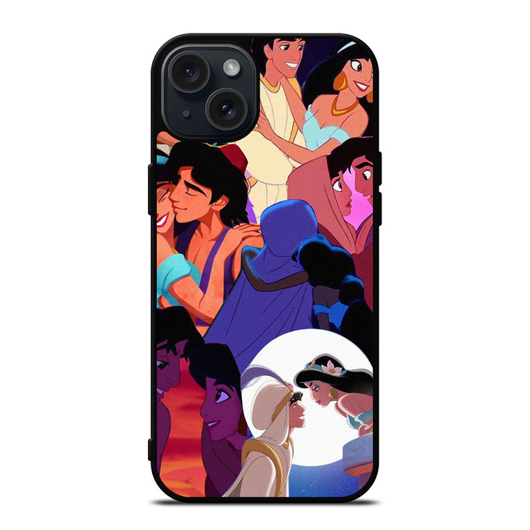 ALADDIN PRINCESS JASMINE DISNEY COLLAGE iPhone 15 Plus Case Cover