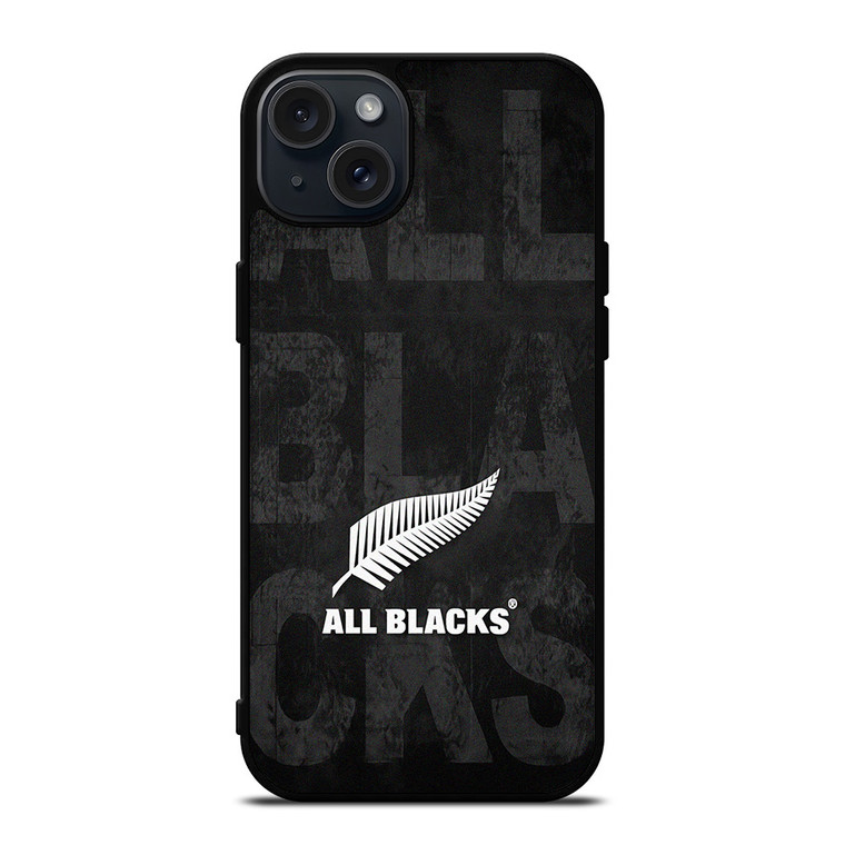ALL BLACKS NEW ZEALAND TEAM LOGO iPhone 15 Plus Case Cover