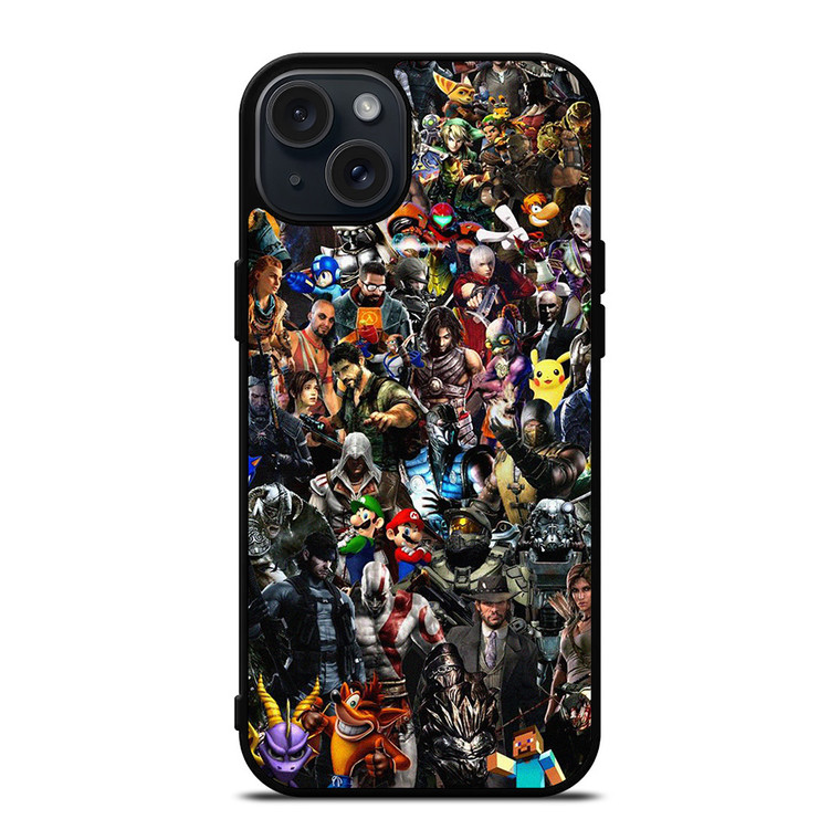 ALL GAMES CROSSOVER iPhone 15 Plus Case Cover