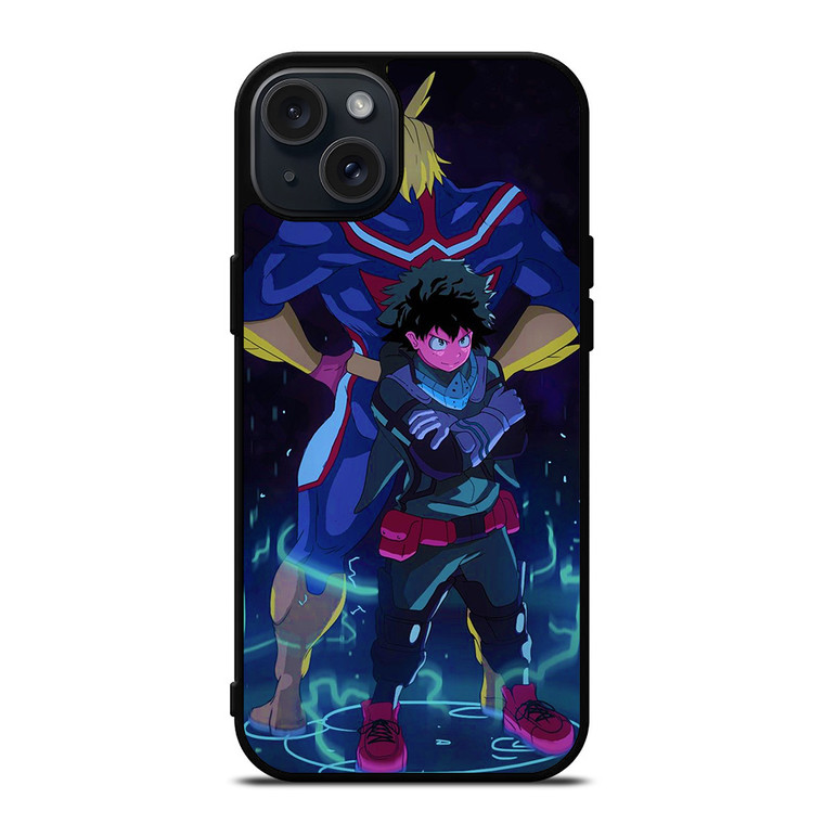 ALL MIGHT DEKU MY HERO ACADEMIA ANIME iPhone 15 Plus Case Cover ALL MIGHT DEKU MY HERO ACADEMIA ANIME iPhone 15 Plus Case Cover